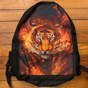 Kids Tiger Print Backpack
